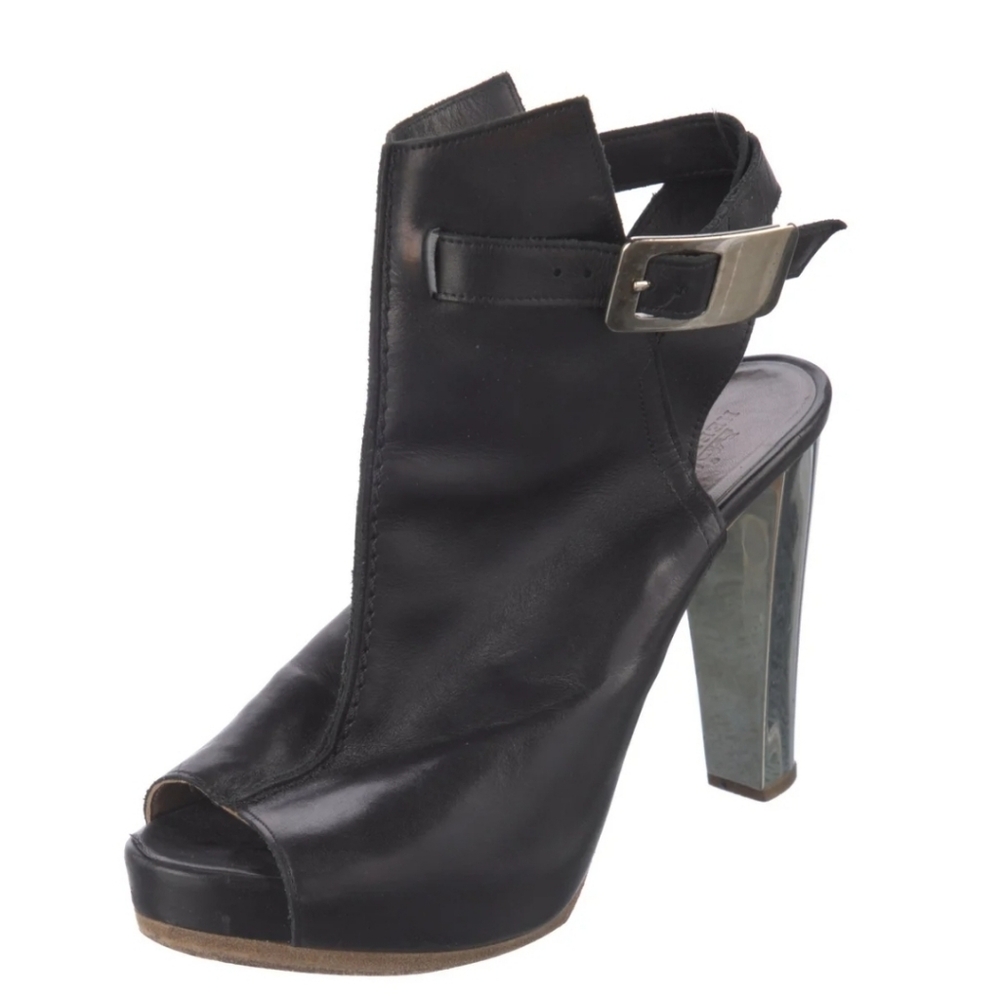 Hermès Leather Boots Booties Open Toe : 6.5 | US6.5, IT36.5 - Picture 4 of 7